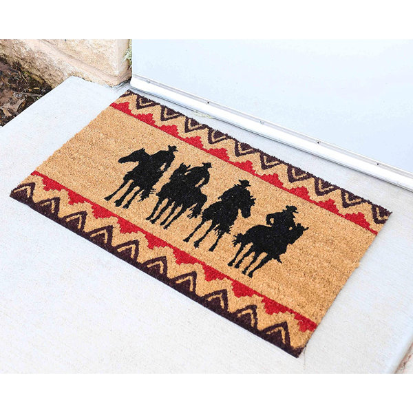 Foundry Select Hilson Foundry 29.75" x 17.75" Indoor / Outdoor Door Mat